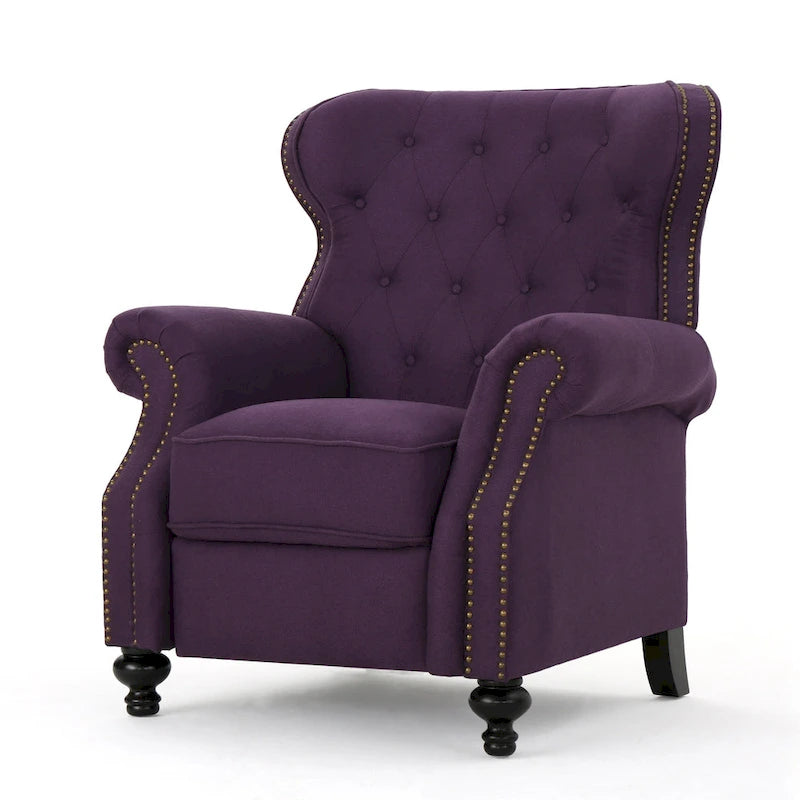 Fauteuil inclinable Roomfitters avec accoudoirs roulés, accentué, profitez d'un confort cocooning