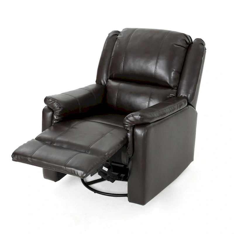 Fauteuil inclinable planeur en tissu Roomfitters avec pivot, fauteuil inclinable manuel