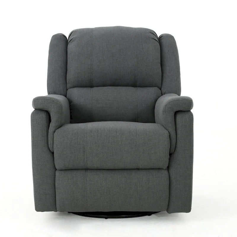 Fauteuil inclinable planeur en tissu Roomfitters avec pivot, fauteuil inclinable manuel
