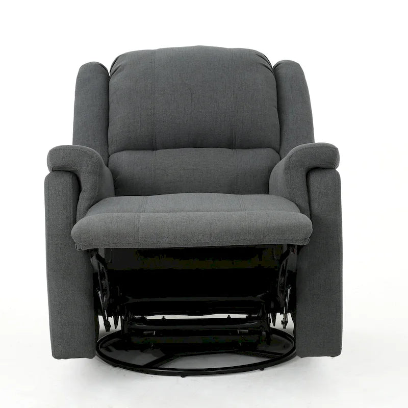 Fauteuil inclinable planeur en tissu Roomfitters avec pivot, fauteuil inclinable manuel