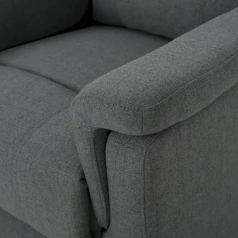 Fauteuil inclinable planeur en tissu Roomfitters avec pivot, fauteuil inclinable manuel