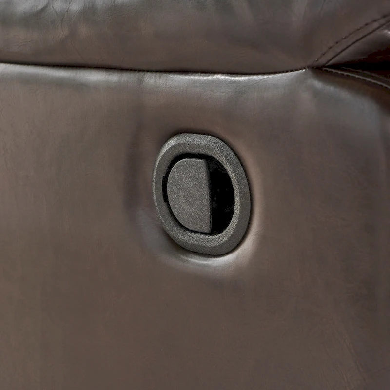 Fauteuil inclinable planeur en tissu Roomfitters avec pivot, fauteuil inclinable manuel