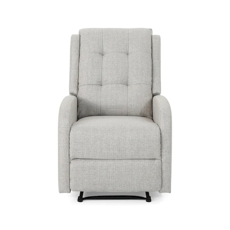 Fauteuil inclinable manuel standard Roomfitters 24,75 pouces de large, fauteuil inclinable douillet pour salon, chambre à coucher, beige