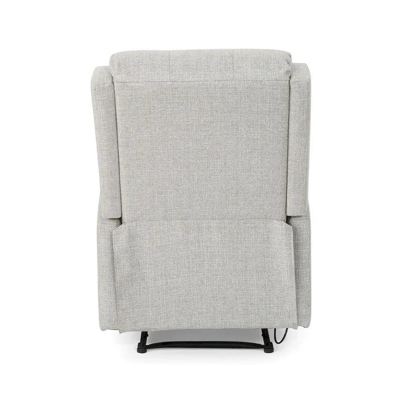 Fauteuil inclinable manuel standard Roomfitters 24,75 pouces de large, fauteuil inclinable douillet pour salon, chambre à coucher, beige