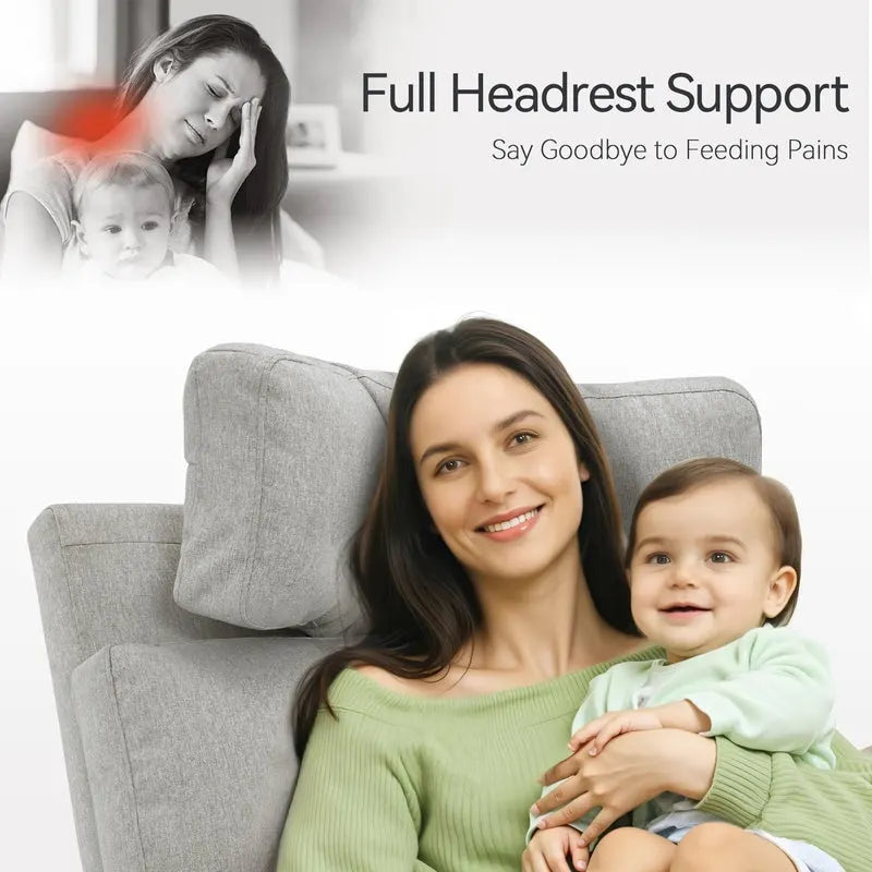 Fauteuil inclinable, pivotant et coulissant MCombo Power, tissu PR601