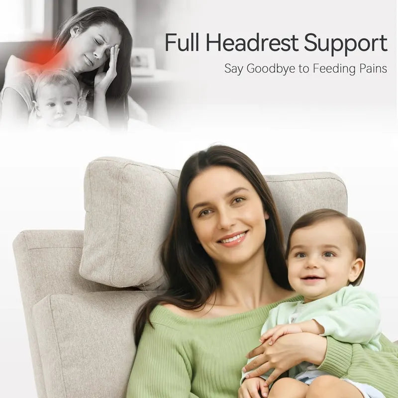 Fauteuil inclinable, pivotant et coulissant MCombo Power, tissu PR601