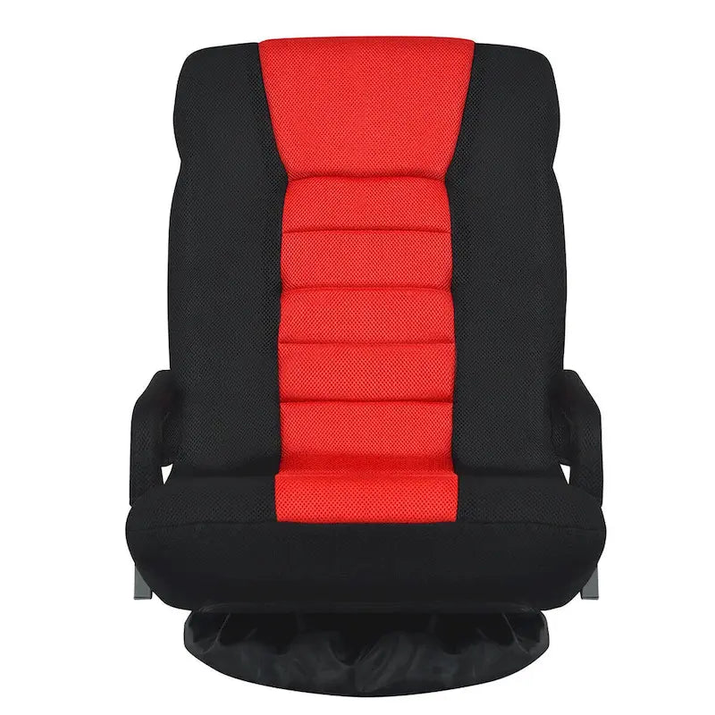 Chaise de jeu au sol pivotante à 360 degrés avec dossier pliable et réglable