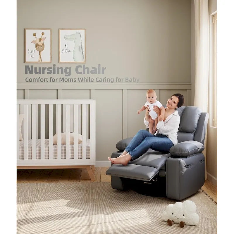 Fauteuils inclinables surdimensionnés pivotants à 360° avec fonctions de chauffage et de massage
