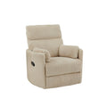 Fauteuil inclinable pivotant manuel en velours côtelé Montclair par iNSPIRE Q Classic