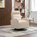 Fauteuil à bascule pivotant et inclinable, rembourré, moderne, pour chambre de bébé