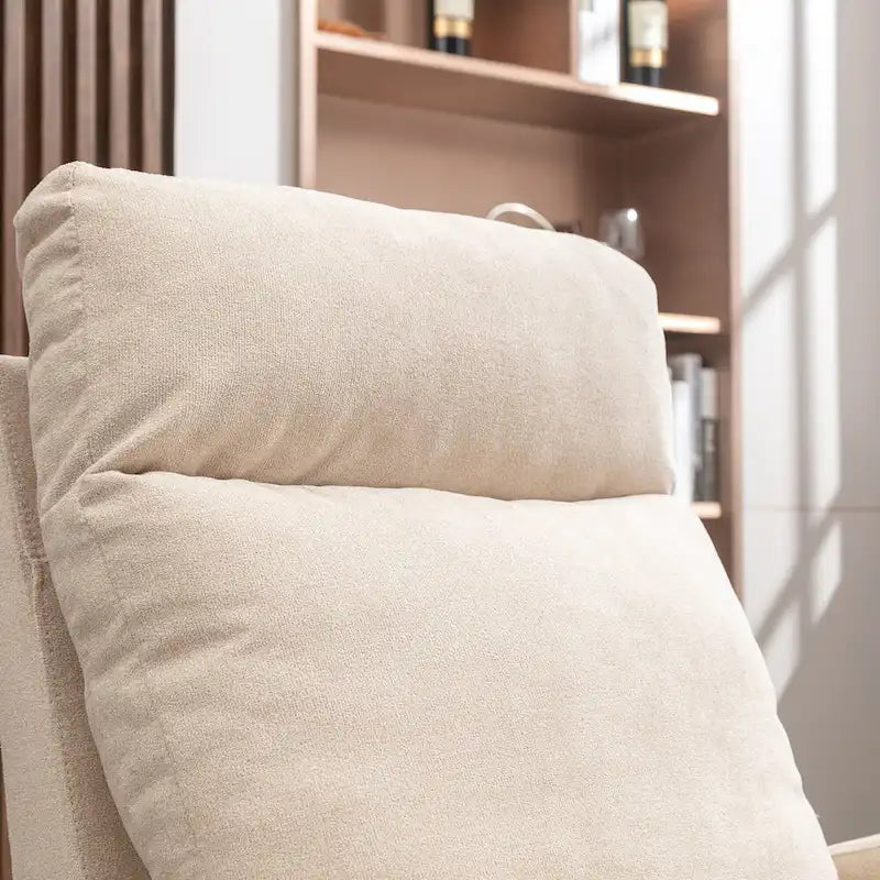 Fauteuil à bascule pivotant et inclinable, rembourré, moderne, pour chambre de bébé
