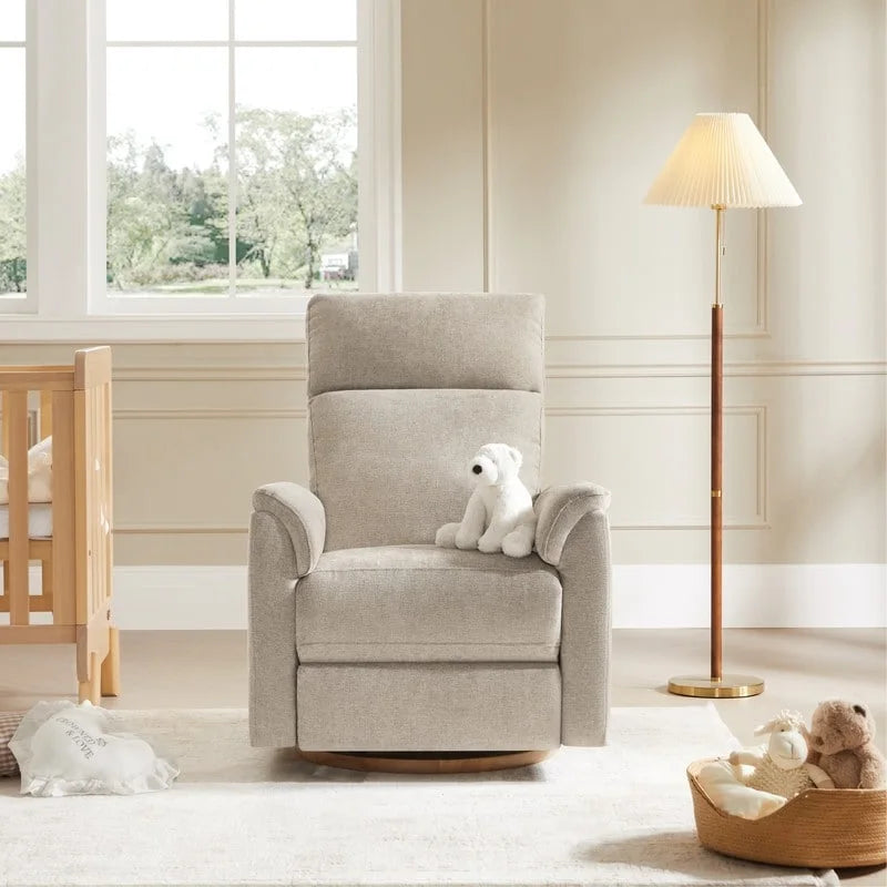 Fauteuil inclinable pivotant Maire Power avec veilleuse pour chambre de bébé