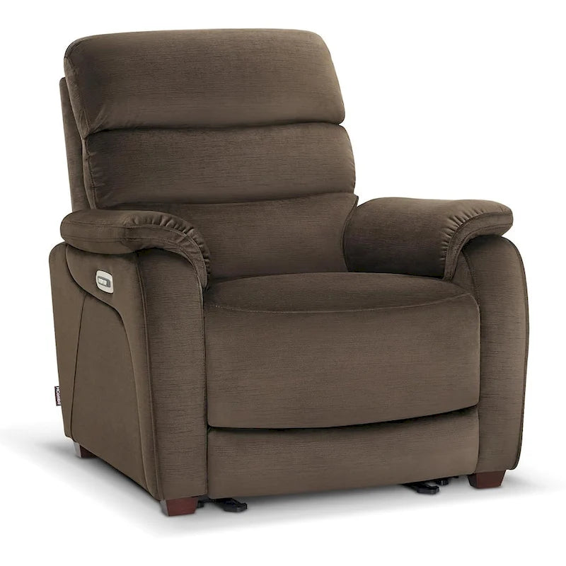 Fauteuil inclinable électrique MCombo Zero Wall-Hugger avec appui-tête réglable, parfait pour les petits espaces et les véhicules récréatifs, tissu ST257