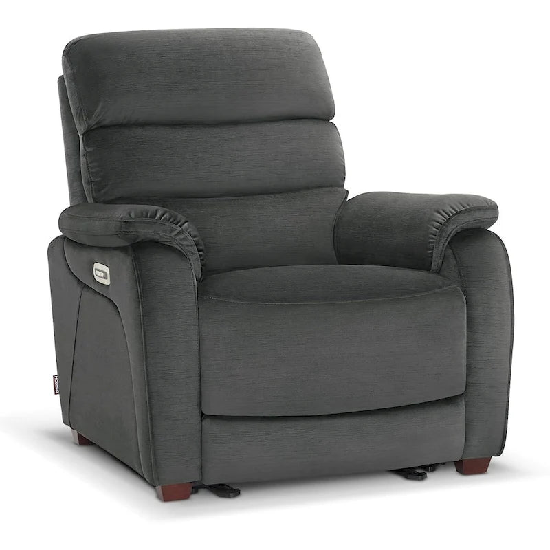 Fauteuil inclinable électrique MCombo Zero Wall-Hugger avec appui-tête réglable, parfait pour les petits espaces et les véhicules récréatifs, tissu ST257