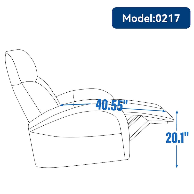 Fauteuil inclinable électrique pivotant et à bascule en cuir véritable 270 pour personnes âgées, canapé simple de salon avec support lombaire et accoudoirs roulés