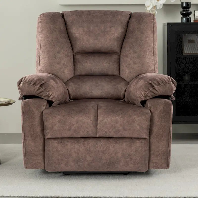 Fauteuil inclinable électrique moderne de relaxation, canapé de massage individuel avec chauffage lombaire et minuterie pour personnes âgées