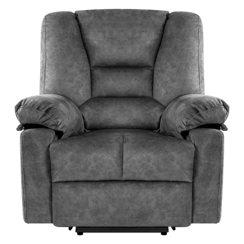 Fauteuil inclinable électrique moderne de relaxation, canapé de massage individuel avec chauffage lombaire et minuterie pour personnes âgées