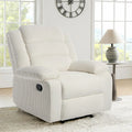 Fauteuil inclinable manuel moderne 36 W en coton/velours côtelé à dossier inclinable