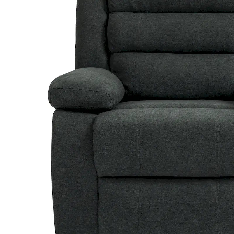 Fauteuil inclinable manuel moderne 36 W en coton/velours côtelé à dossier inclinable