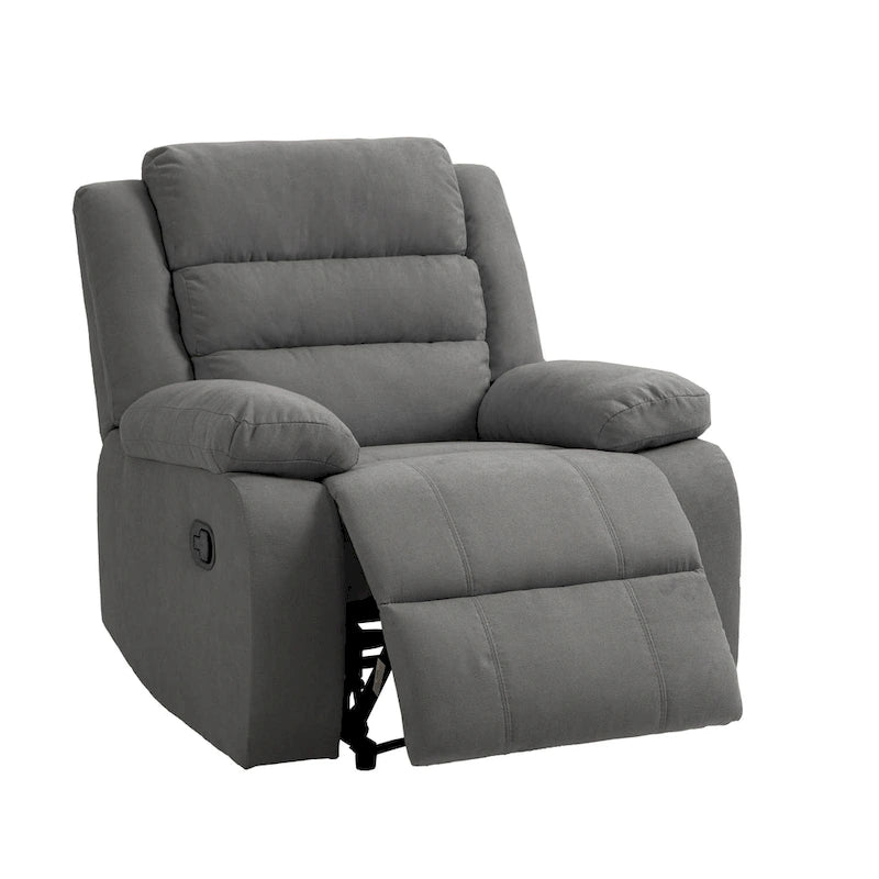 Fauteuil inclinable manuel moderne 36 W en coton/velours côtelé à dossier inclinable