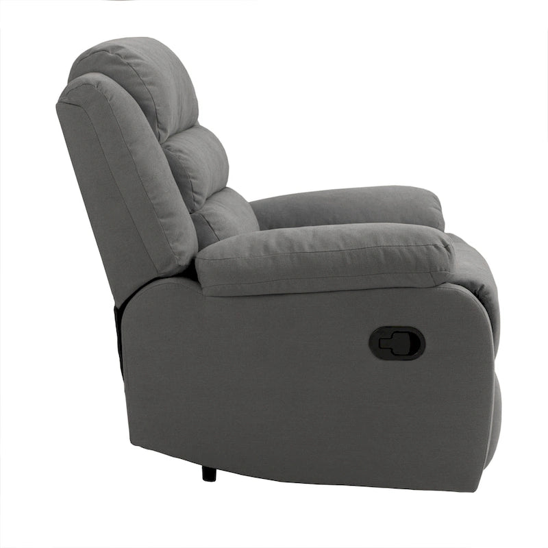 Fauteuil inclinable manuel moderne 36 W en coton/velours côtelé à dossier inclinable