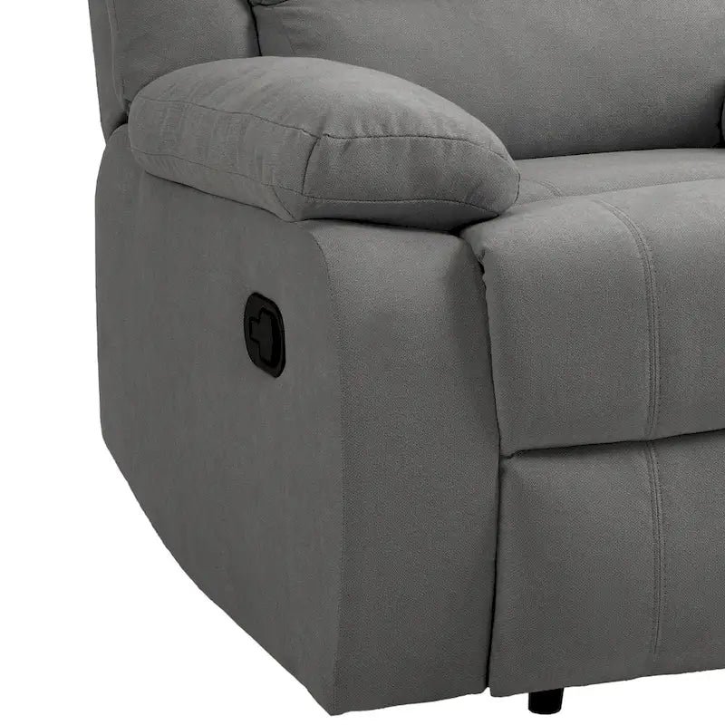 Fauteuil inclinable manuel moderne 36 W en coton/velours côtelé à dossier inclinable