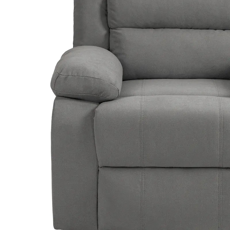 Fauteuil inclinable manuel moderne 36 W en coton/velours côtelé à dossier inclinable
