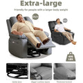 27 Fauteuils Inclinables Pivotants XXL avec Chauffage et Massage