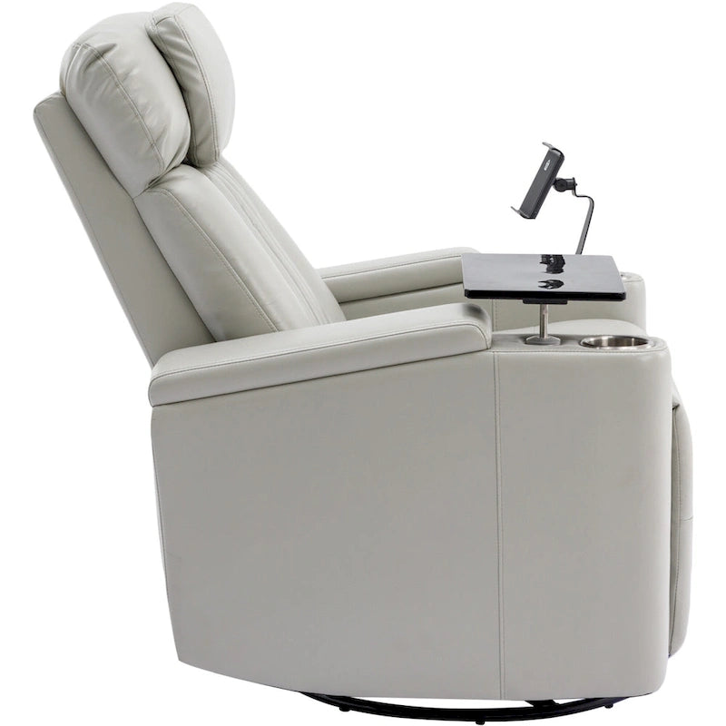 Fauteuil inclinable motorisé de cinéma maison multifonctionnel pivotant à 270°