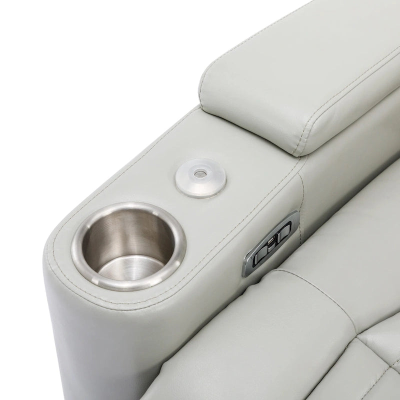 Fauteuil inclinable motorisé de cinéma maison multifonctionnel pivotant à 270°