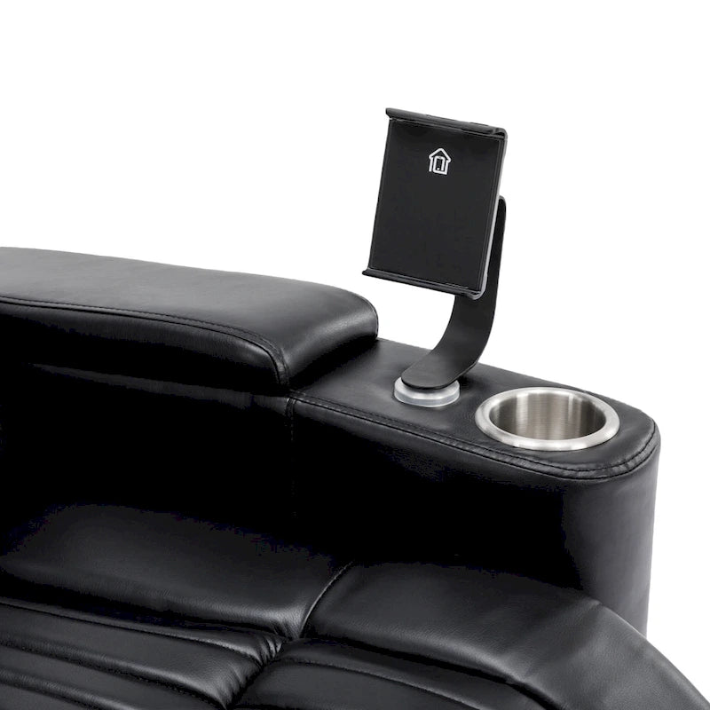 Fauteuil inclinable motorisé de cinéma maison multifonctionnel pivotant à 270°
