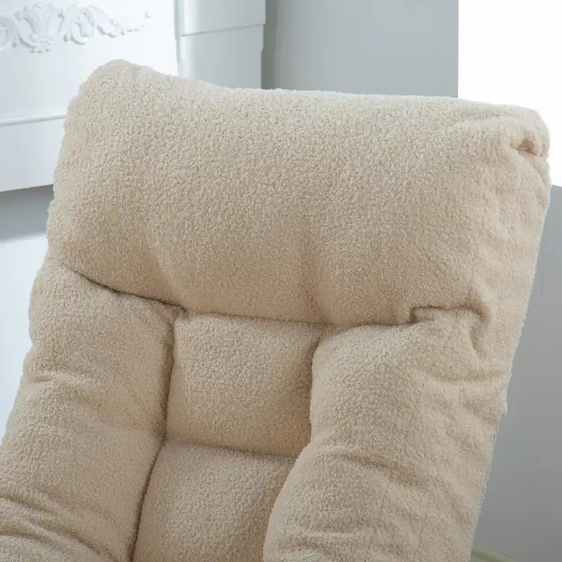 Ensemble inclinable sans accoudoirs rembourré avec repose-pieds et appui-tête réglable
