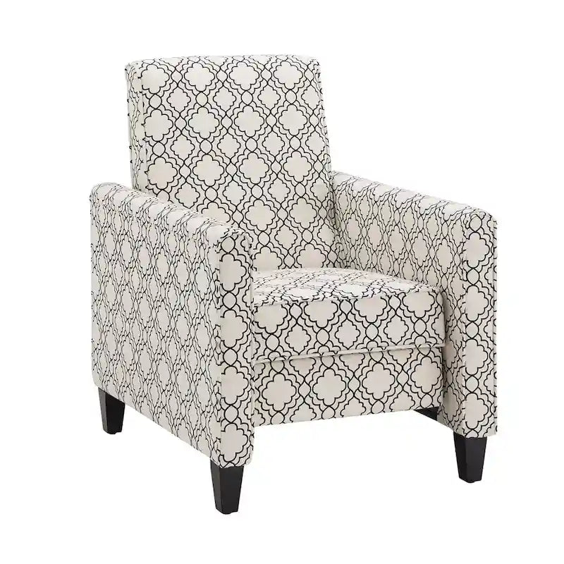 Fauteuil inclinable Tabitha en tissu à dossier poussoir par iNSPIRE Q Modern