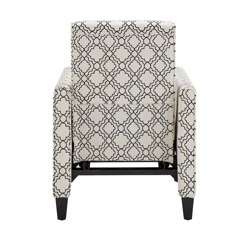 Fauteuil inclinable Tabitha en tissu à dossier poussoir par iNSPIRE Q Modern