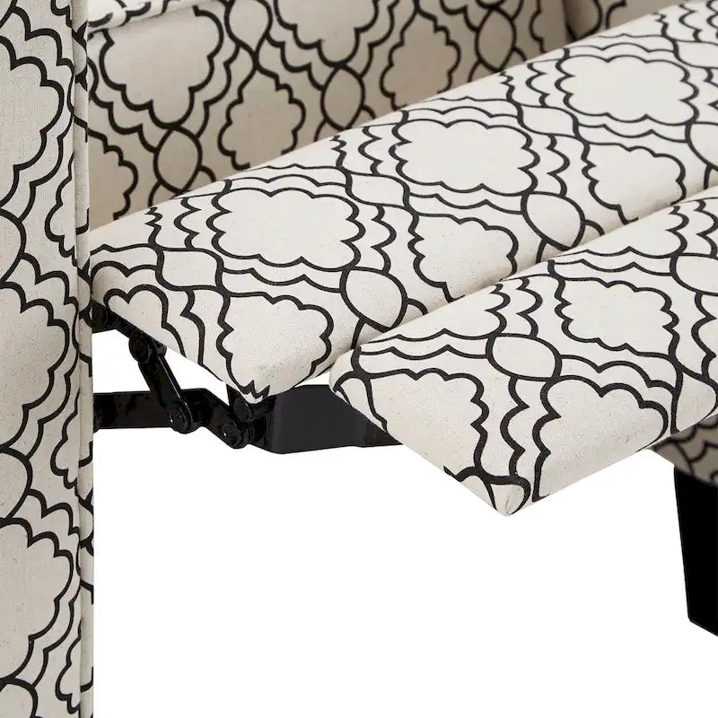 Fauteuil inclinable Tabitha en tissu à dossier poussoir par iNSPIRE Q Modern