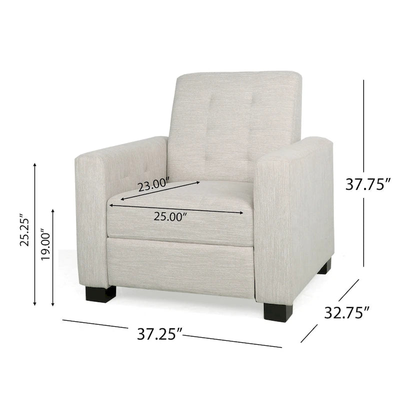 Fauteuil inclinable matelassé Craigue de Christopher Knight Home