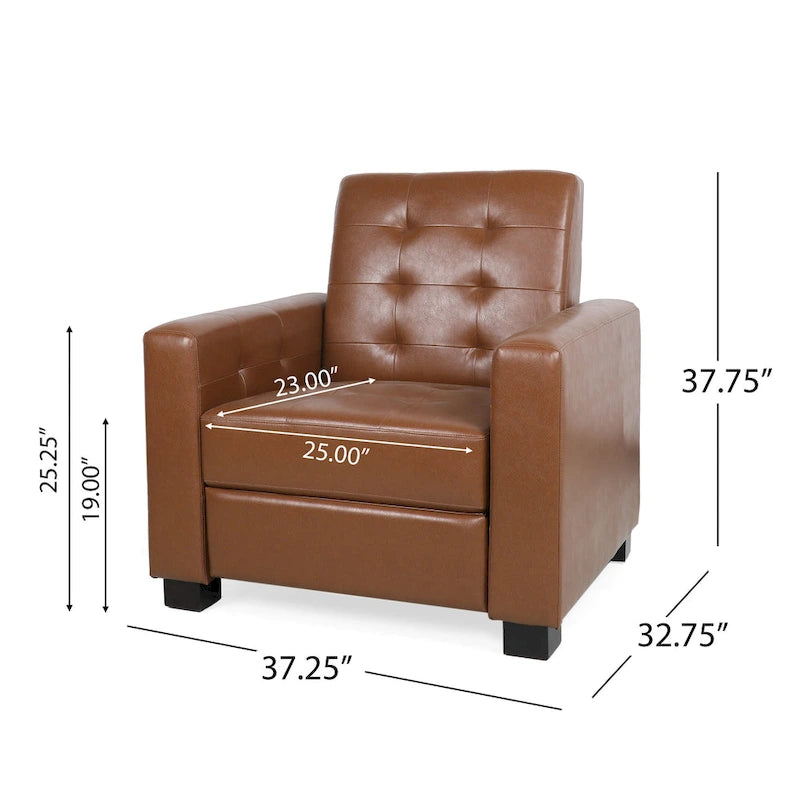 Fauteuil inclinable matelassé Craigue de Christopher Knight Home