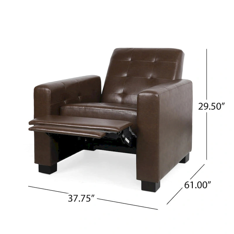 Fauteuil inclinable matelassé Craigue de Christopher Knight Home