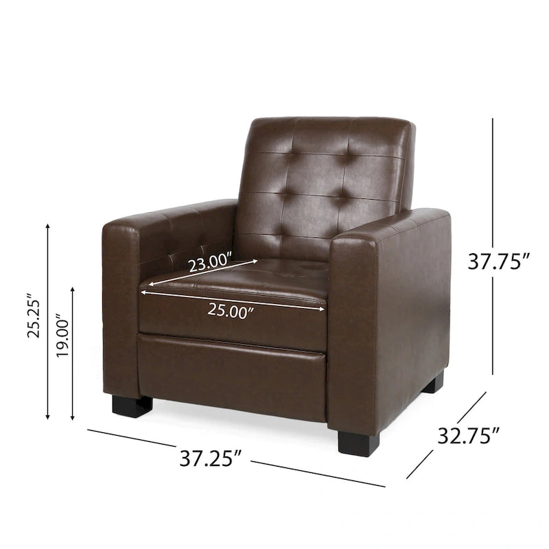 Fauteuil inclinable matelassé Craigue de Christopher Knight Home
