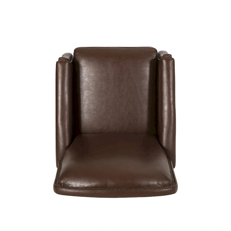 Fauteuil inclinable rembourré à dossier inclinable Cavanaugh avec garniture cloutée par Christopher Knight Home