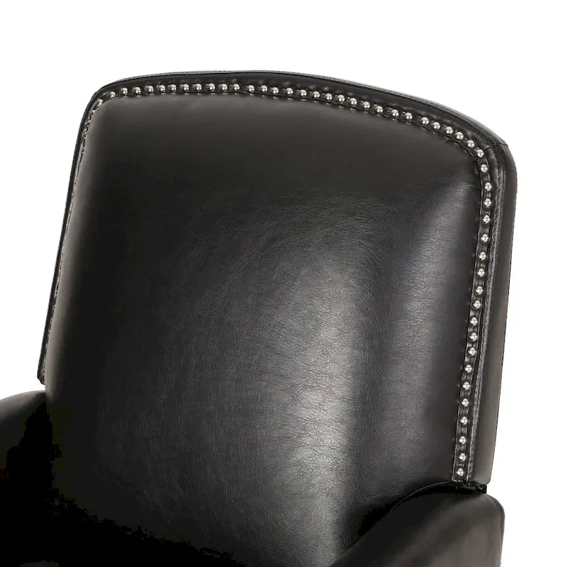 Fauteuil inclinable rembourré à dossier inclinable Cavanaugh avec garniture cloutée par Christopher Knight Home