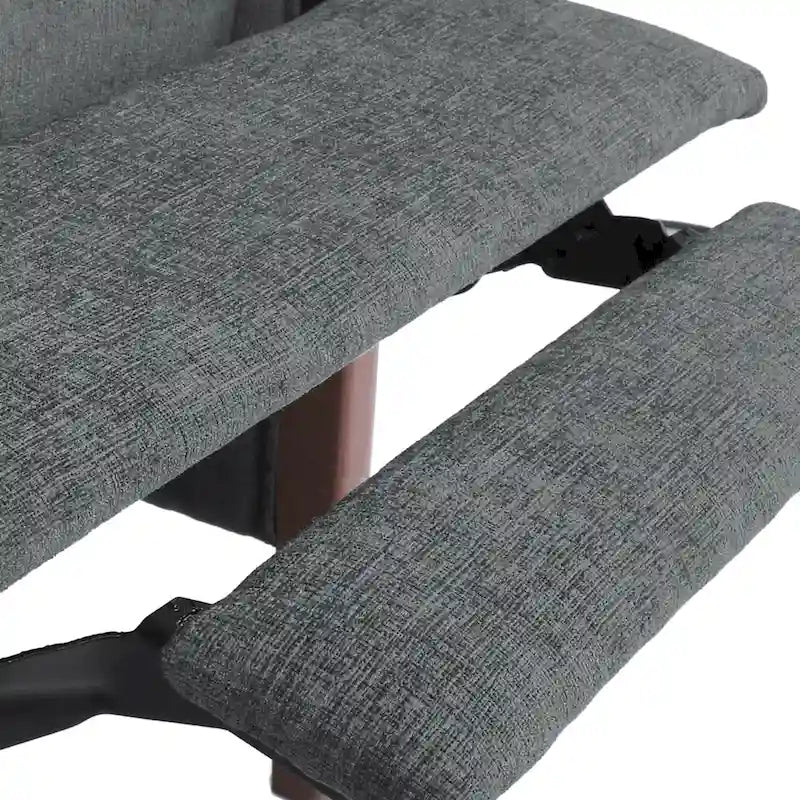 Fauteuil inclinable Anaura Channel Stitch Pushback par Christopher Knight Home