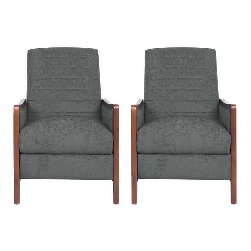 Fauteuils inclinables Anaura Channel Stitch Pushback de Christopher Knight Home
