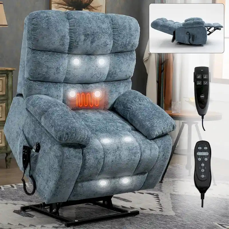 Grand fauteuil inclinable manuel rembourré