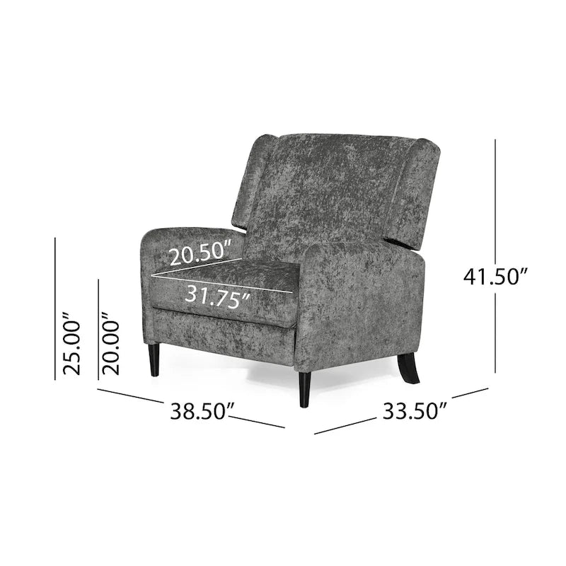 Fauteuil inclinable surdimensionné Drache Pushback de Christopher Knight Home