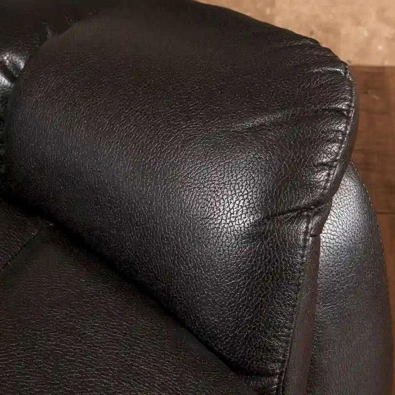 Fauteuil inclinable planeur en cuir PU Hawthorne par Christopher Knight Home
