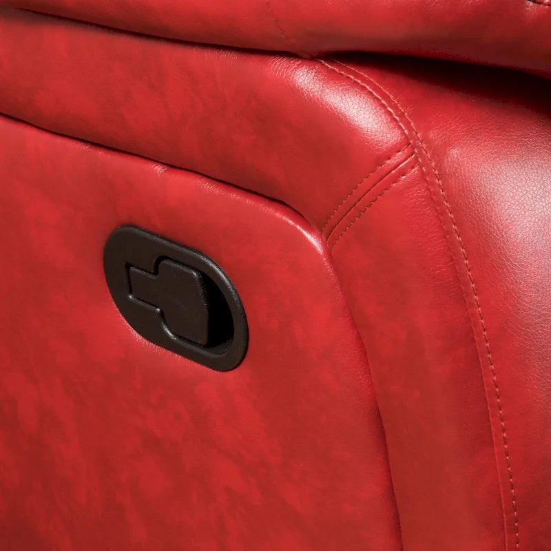 Fauteuil inclinable planeur en cuir PU Hawthorne par Christopher Knight Home