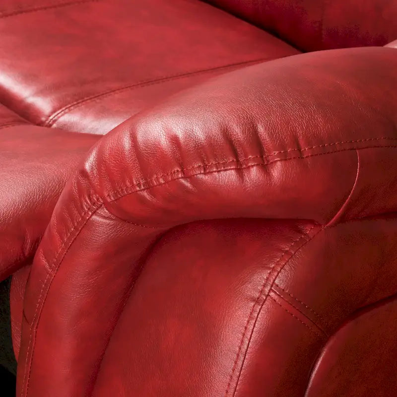 Fauteuil inclinable planeur en cuir PU Hawthorne par Christopher Knight Home