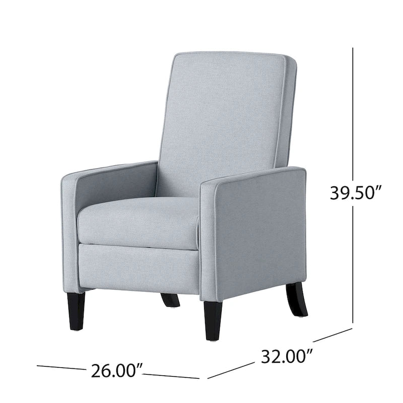 Fauteuil inclinable Dalton Fabric Pushback Club de Christopher Knight Home