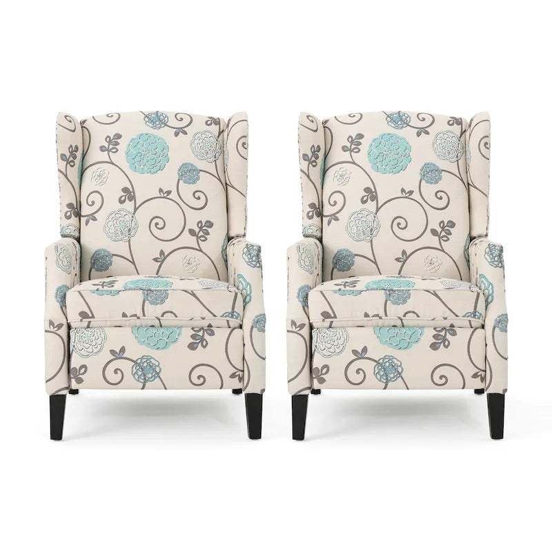 Fauteuils inclinables contemporains Wescott (ensemble de 2) par Christopher Knight Home